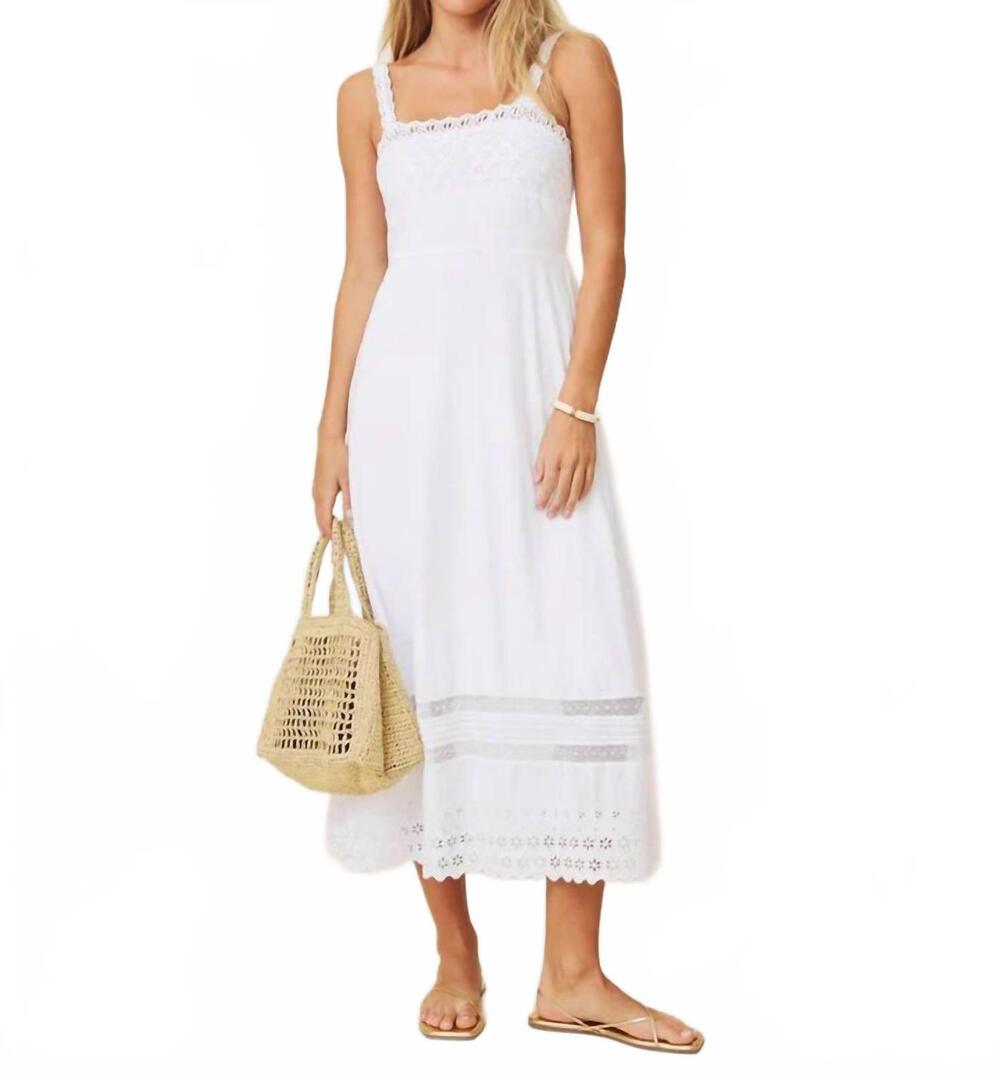 NEW SPLENDID avery dress in true white